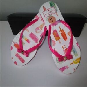 Kate spade New York popsicle flip flop size 7